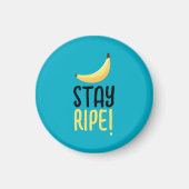 Grappige Retro Banaan Feest Artikelen Grappen Bewe Magneet (Voorkant)