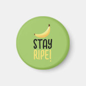 Grappige Retro Banaan Feest Artikelen Grappen Bewe Magneet (Voorkant)