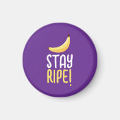 Grappige Retro Banaan Feest Artikelen Grappen Bewe Magneet (Voorkant)