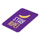Grappige Retro Banaan Feest Artikelen Grappen Bewe Magneet (Linkerzijde)