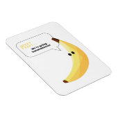 Grappige Retro Banaan Feest Artikelen Grappen Bewe Magneet (Rechterzijde)