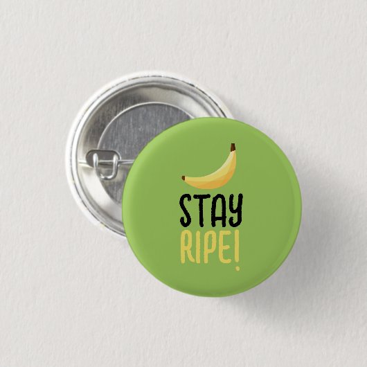 Grappige Retro Banaan Feest Artikelen Grappen Bewe Ronde Button 3,2 Cm (Voorkant /achterkant)