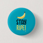 Grappige Retro Banaan Feest Artikelen Grappen Bewe Ronde Button 3,2 Cm (Voorkant)
