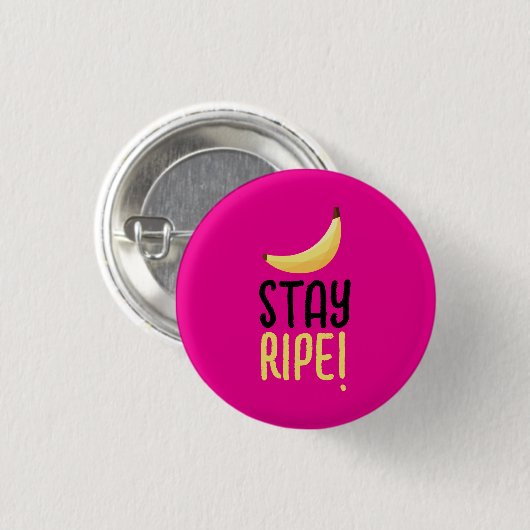 Grappige Retro Banaan Feest Artikelen Grappen Bewe Ronde Button 3,2 Cm (Voorkant /achterkant)