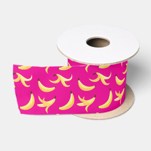 Grappige Retro Banaan Feest Artikelen Grappen Bewe Satijnen Lint