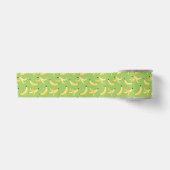 Grappige Retro Banaan Feest Artikelen Grappen Bewe Satijnen Lint (Voorkant)