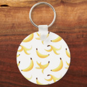 Grappige Retro Banaan Feest Artikelen Grappen Bewe Sleutelhanger (Achterkant)