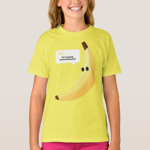 Grappige Retro Banaan Feest Artikelen Grappen Bewe T-shirt