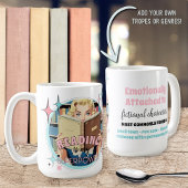 Grappige Retro Book Lovers Quote Gift Mok voor haa