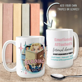 Grappige Retro Book Lovers Quote Gift Mok voor haa