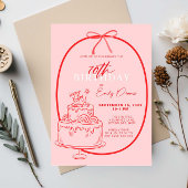 Grappige Retro Border 70ste Verjaardagsfeest Kaart