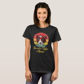 Grappige  Retro Border Collie Mama Gift Dog T-shirt (Voorkant volledig)
