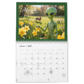 Grappige Retro Buitenaardse Kalender – Buitenaards (Mar 2027)