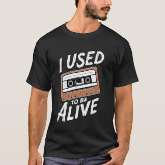 Grappige Retro Cassettebandje Music Lover Vintage T-shirt