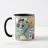 Grappige Retro Coffee Mok – Gag Gift Mok (Links)