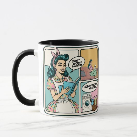 Grappige Retro Coffee Mok – Gag Gift Mok (Links)