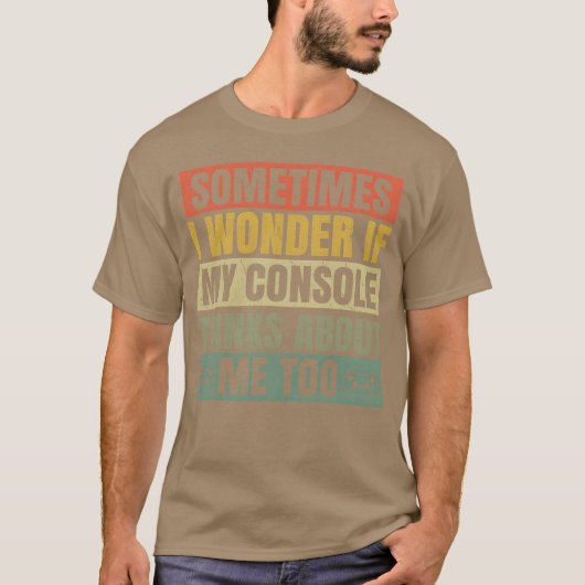 Grappige Retro Console Videogame Liefhebber Gamere T-shirt (Voorkant)