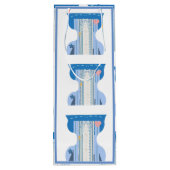 Grappige Retro Corset Bustier Wijn Gift Bag Wijn Cadeautas (Achterkant)