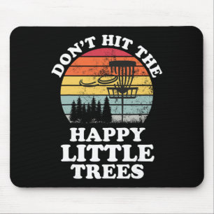 Grappige Retro Disc Golf Golfer Frisbee Liefhebber Muismat