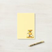 Grappige Retro Donut motivatie citaat Post-it® Notes (Op bureau)