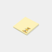 Grappige Retro Donut motivatie citaat Post-it® Notes (Schuin)