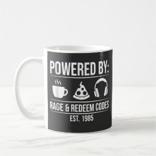 Grappige Retro Esthetiek: Aangedreven door Woede, Koffiemok
