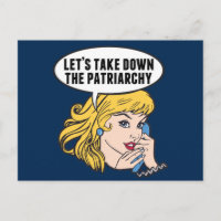 Grappige Retro Feministische Pop Art Anti Patriarc