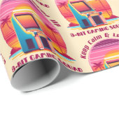 Grappige Retro Gamer 80s Arcade 8-bit Gaming Humor Cadeaupapier (Rol Hoek)