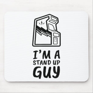 Grappige Retro Gamer Arcade Old School 80's Videog Muismat