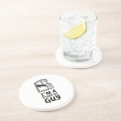 Grappige Retro Gamer Arcade Old School 80's Videog Zandsteen Onderzetter (Zijkant)