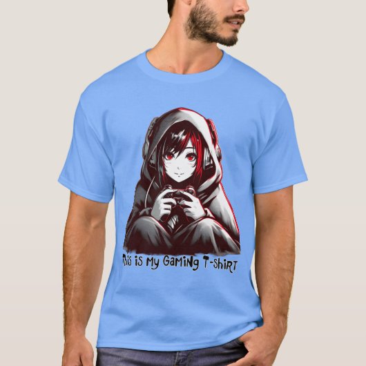 Grappige retro gaming shirt (Voorkant)