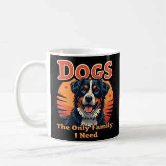 Grappige retro 'Honden zijn de enige familie die i Koffiemok