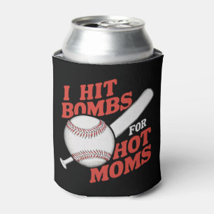 Grappige Retro Honkbal Ik Sla Bombardementen Voor Blikjeskoeler