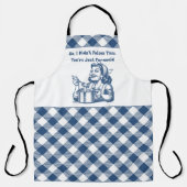 Grappige Retro Huisvrouw Schort Koken Humor (Voorkant)