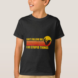 Grappige Retro Jetski Jetski Vaartuig Vintage T-shirt