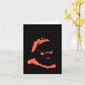 Grappige Retro Kerstman Laat Wat Grote Nick Energi Kaart (Gele Bloem)