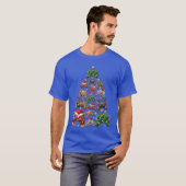 Grappige Retro Kerstmis Gaming Controller Kerstboo T-shirt (Voorkant volledig)