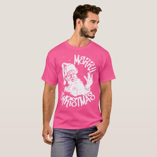 Grappige retro kerststallen Westside West Coast H T-shirt (Voorkant volledig)