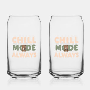 Grappige Retro Luie Dag Spreuk Blikvorm Glas