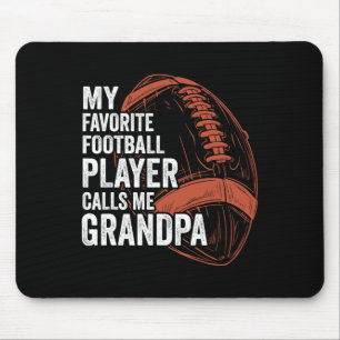 Grappige retro Mijn favoriete Football speler noem Muismat