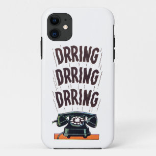 Grappige  retro oude klassieke telefoon rinkelen Case-Mate iPhone case