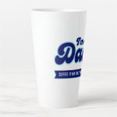 Grappige retro papa - Koffie is mijn enige hoop bl Latte Mok (Voorkant)