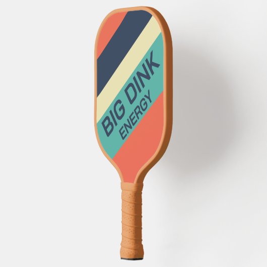 Grappige Retro Pickleball Paddle - Grote Dink Ener (Links)