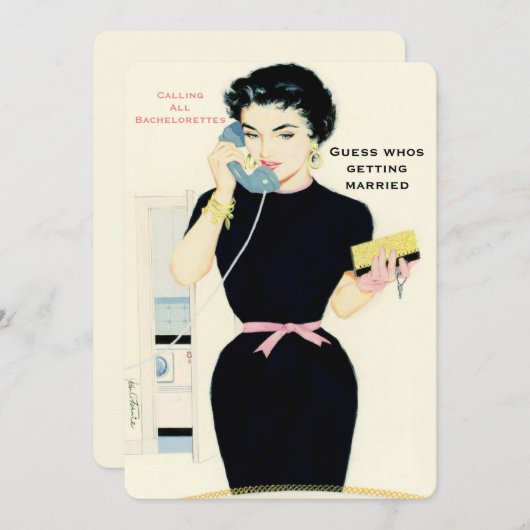 Grappige retro roddel kaart (Voorkant / Achterkant)