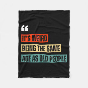 Grappige Retro Sarcastische Citaten Ontwerp Meer D Fleece Deken