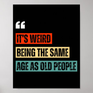 Grappige Retro Sarcastische Citaten Ontwerp Meer D Poster