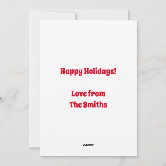 Grappige Retro Sci-Fi Santa Aliens Kerstmis Feestdagenkaart (Achterkant)