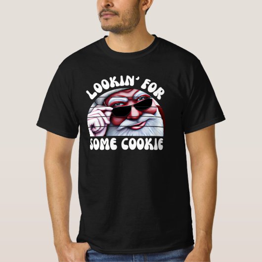 Grappige Retro Sinterklaas Koekje Vuile Kerstmis T-shirt (Voorkant)