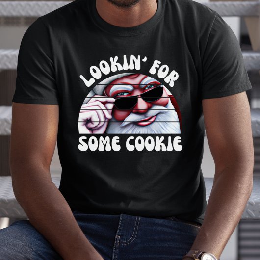 Grappige Retro Sinterklaas Koekje Vuile Kerstmis T-shirt