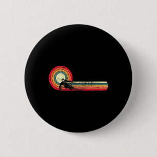 Grappige Retro Ski Vintage Jaren 80 90 Skiën Afdal Ronde Button 5,7 Cm